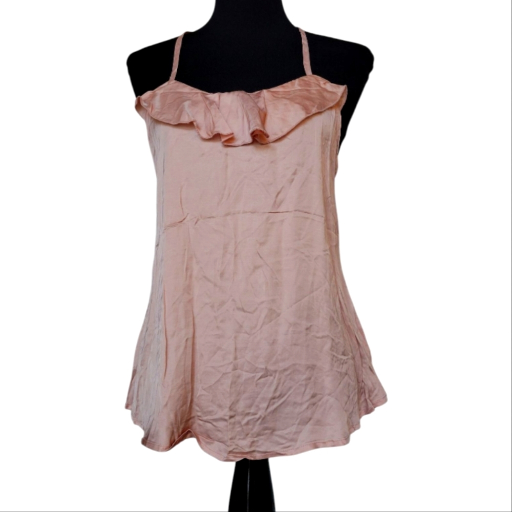 CHASER NWT Silky Ladder Back Pink Cami